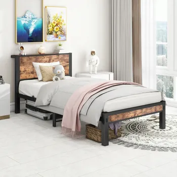 Postel Jednolůžková dřevěná postel Arhatreya 90x200 cm, bříza