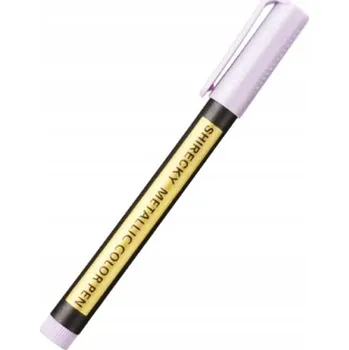 Metalický fialový fix na černé karty