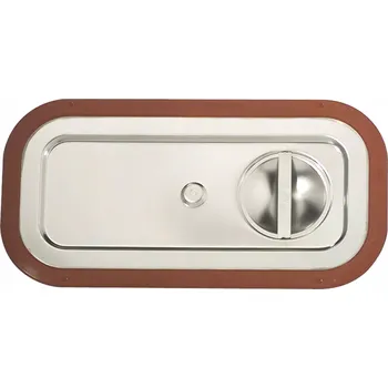 Dóza na potraviny Víko pro GN nádobu 1/3 Rieber nerezová ocel vodotěsné