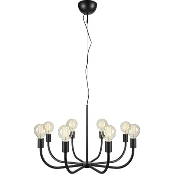 MARKSLOJD Amistoso závěsné svítidlo černé 8 lamp - Markslöjd MAR 108291
