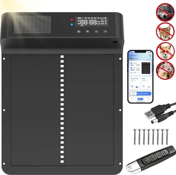 AUTOMATICKÁ DVÍŘKA DO KURNÍKU S ČASOVAČEM, OCHRANA PROTI SKŘÍPNUTÍ, VODĚODOLNÉ