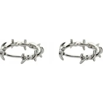 Náušnice Pánské náušnice s nepravidelným trnem v punkovém stylu, stříbro S925, stříbrné