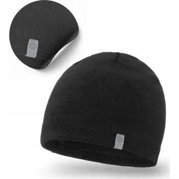 Čepice PaMaMi Zimní čepice beanie černá, univerzální velikost