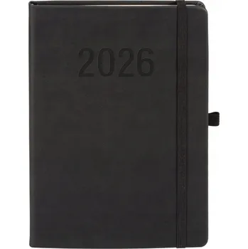 Diář Knižkový diář pro podnikatele 2026 A5 Antra černý
