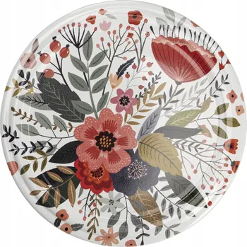 Náhradní šroubovací víčko Letní kvítí, sada 10 ks, TO 66