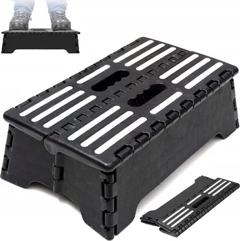 Stolička Stolička Bedee bílá, černá, 13 cm