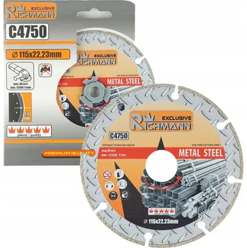 Řezný kotouč Diamantový kotouč na kov Richmann Exclusive C4750 115x22,23 mm