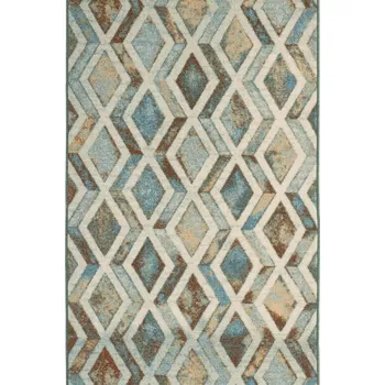 Koberec Protiskluzový běhoun Loop Egypt smaragd