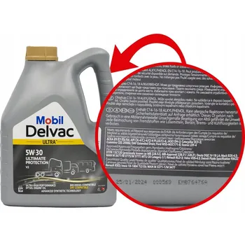 Motorový olej Motorový olej Mobil 4 l 5W-30