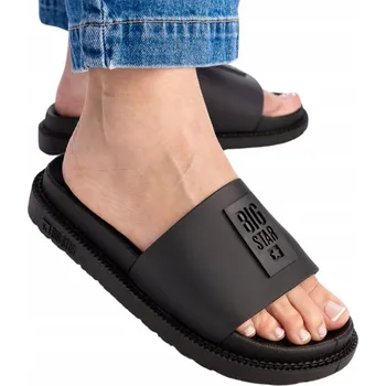 Pracovní obuv Nazouváky Big Star černé, plast, velikost 39