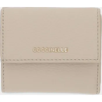 Peněženka Kožená peněženka Coccinelle dámská, černá barva, E2 MW5 11 B8 01 E2.MW5.11.B8.01 08X, vel. ONE SIZE