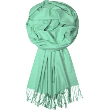 Šála Lenia luxusní zimní šál kašmír H816K světle zelená