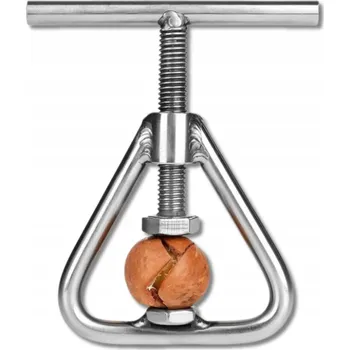 Louskáček ROBUSTNÍ Louskáček na ořechy z oceli - silný šroubovací mechanismus OCEL
