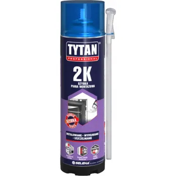 Montážní pěna Montážní pěna 2K Rychlá Tytan Professional Konstrukční 400ml Dveře Okna