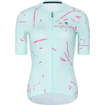 cyklistický dres RIVANELLE Cyklistický dres s krátkým rukávem - PASSION - modrá/růžová XS