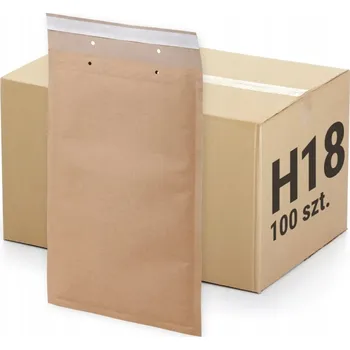 Obálka Bublinkové obálky Bong H18 hnědé, 100 kusů