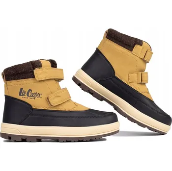 Dívčí obuv Dětské boty Lee Cooper hnědé LCJ-23-01-2059K, velikost 34