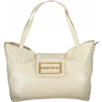 Kabelka Valentino Bags kabelka z polyuretanu béžová