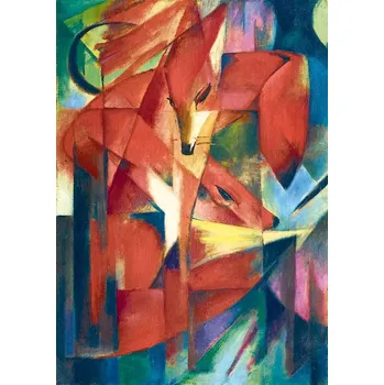 Puzzle BlueBird Franz Marc Lišky 1913 1000 dílků