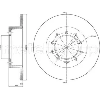 Brzdový kotouč Brzdový kotouč CIFAM (800-359)