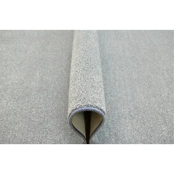 Koberec 200x200 cm MODRÝ MELÍROVANÝ KOBEREC DO LOŽNICE