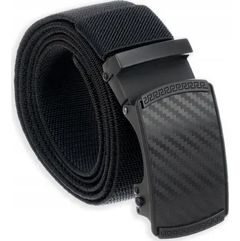 Opasek Pásek pásek Tressari černý, nylonový, automatická spona, 125 cm