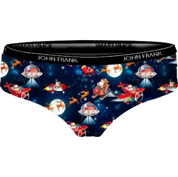 Kalhotky Dámské kalhotky hipster John Frank WJFD-H29 Černá, XL