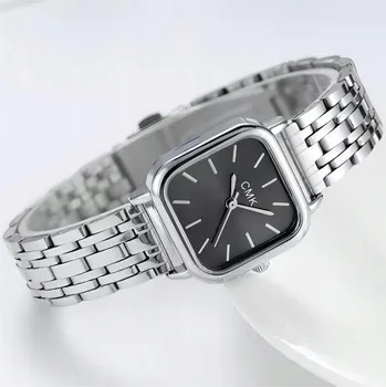 Hodinky Dámské hodinky LU - 38691 - Stříbrná/Černá KP-38691