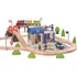 Dřevěná hračka 2Kids Toys Vláčkodráha Město a Vesnice 200 ks