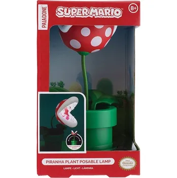 Lampička LAMPIČKA SUPER MARIO / PIRANHA / MINI PIRAŇA 21 CM