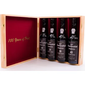 Víno C. da Silva (Vinhos) S.A. Porto Presidential 100 years of Port 4x0,375l 20% (dárkové balení)