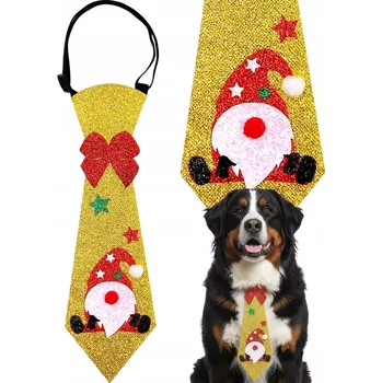 Obojek pro psa Vánoční kravaty pro velkého psa Rowan Zlatý Santa