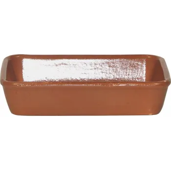 Gastro miska servírovací na lasagne 14x19 cm hnědá