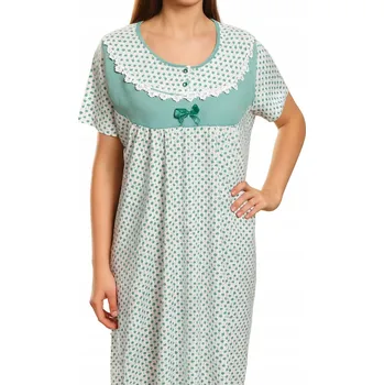 Dámská noční košile SENTINA noční košile zelená, velikost 3XL