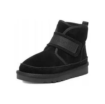 Pracovní obuv Badura dětské sněhule černé barvy, velikost 32