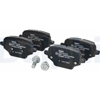 Brzdová destička Sada brzdových destiček, kotoučová brzda DELPHI LP3580