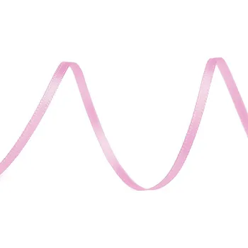 Stuha Atlasová stuha oboulící šíře 3 mm, střední, 603 růžová sv.