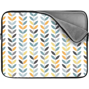 pouzdro na notebook Sablio Obal na notebook Barevné lístky - 17"