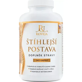 Roveja Štíhlejší postava – glucomannan a bylinné extrakty pro podporu hubnutí, 240 kapslí