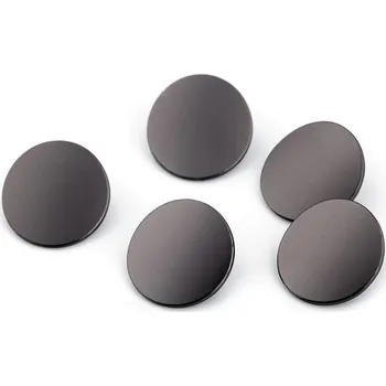 Knoflík Kovový knoflík velikost 28", 32", malé, 3 (32") nikl černý