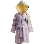 Dívčí flísový župan s kapucí Ledové království - Elsa s copem, 134 / 140 235240298