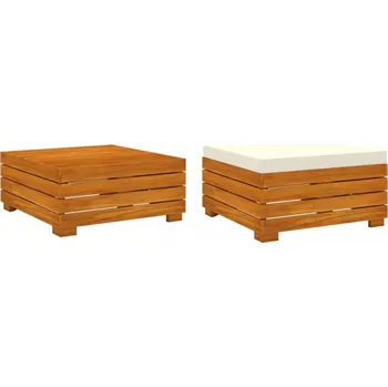 Taburet Zahradní taburet se stolkem LENKA Dekorhome