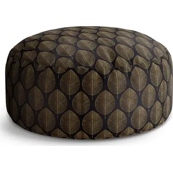 Taburet Sablio Taburet Circle Zlaté listy: 38x48 cm