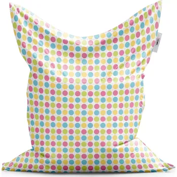 Sedací pytel Sablio Sedací vak Classic Veselé barevné puntíky - 150x100 cm