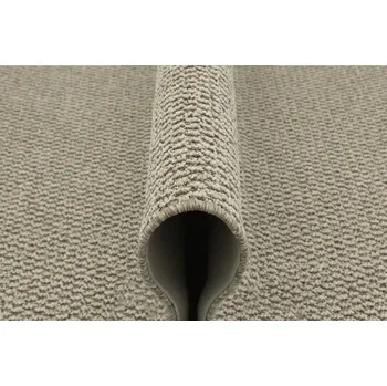 Koberec KOBEREC ODOLNÝ SMYČKOVÝ SVĚTLÝ DO POKOJE BÉŽOVÝ HNĚDÝ RUBENS NA MÍRU 200x250 cm