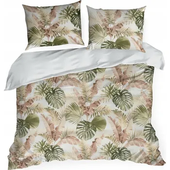 Povlečení Povlečení 220 x 200 3 dílů bavlněný satén, měkké, oboustranné, SPRING