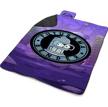 deka Sablio Plážová deka Futurama Bender Planeta s vysílači: 200x140 cm