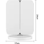 Kosmetické zrcátko s LED světlem 8903