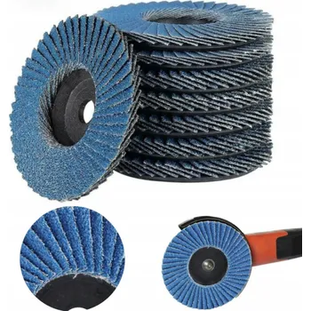 Příslušenství k brusce 8x Lamelový brusný kotouč 76 mm na kov a dřevo