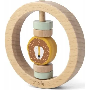 Dřevěné kulaté chrastítko Trixie Pan Lev